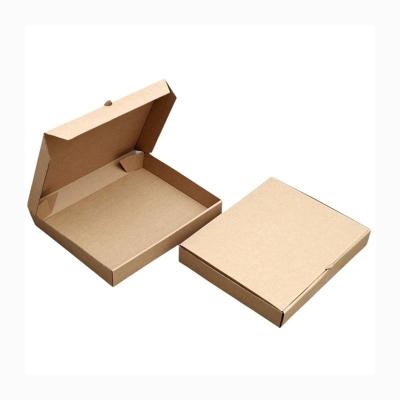China Color Printed Kraft Paper Pizza Box , Paper Takeaway Box For Catering for sale