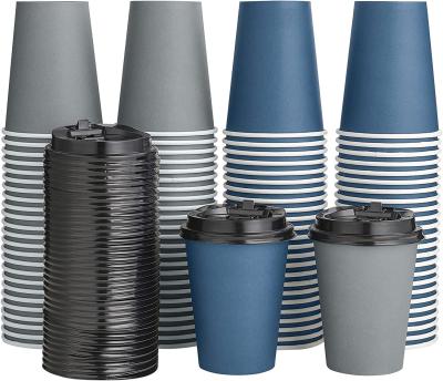 Chine Tasses de café biodégradables jetables, tasses de papier à mur unique recyclables à vendre