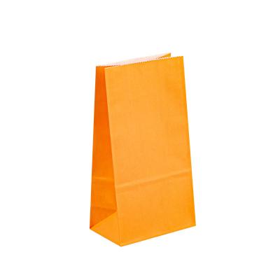 China Grease Proof White Kraft Paper Bags CMYK Pantone Color For Fast Food for sale