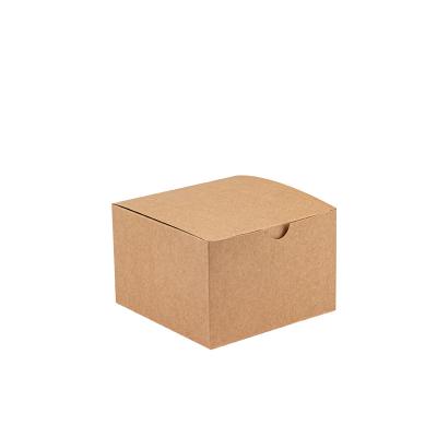 China Brown Kraft Paper Boxes For Food Waterproof Oilproof Eco Friendly for sale