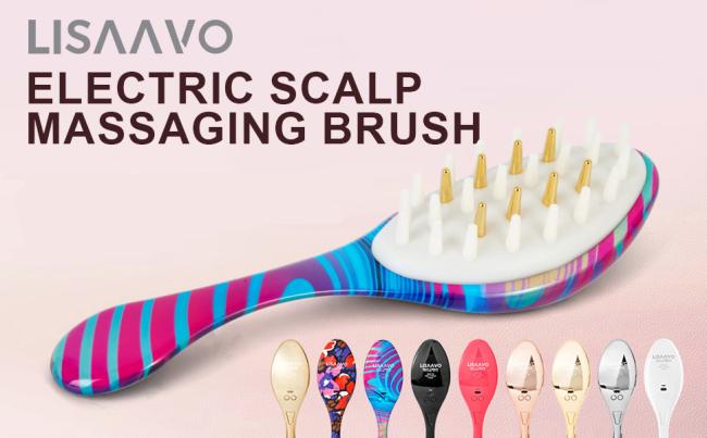Rechargeable EMS Massage Brush - technical specifications label