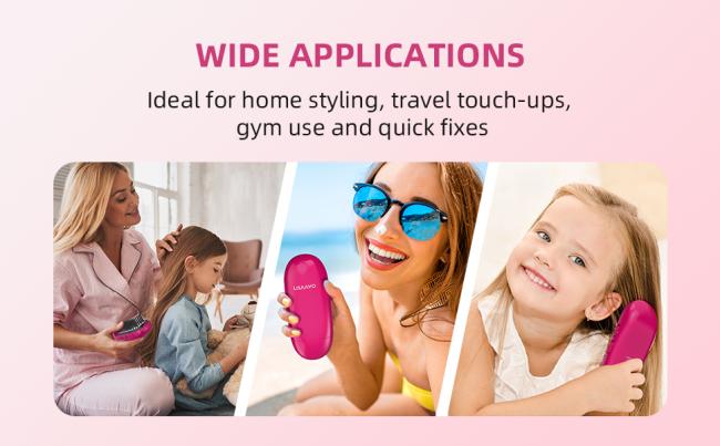 Anti-Static Ionic Hair Brush charging demonstration