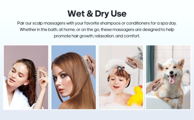 Hair Washing Scalp Massager components