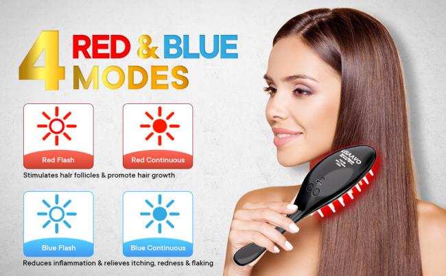 Hair Brush in use