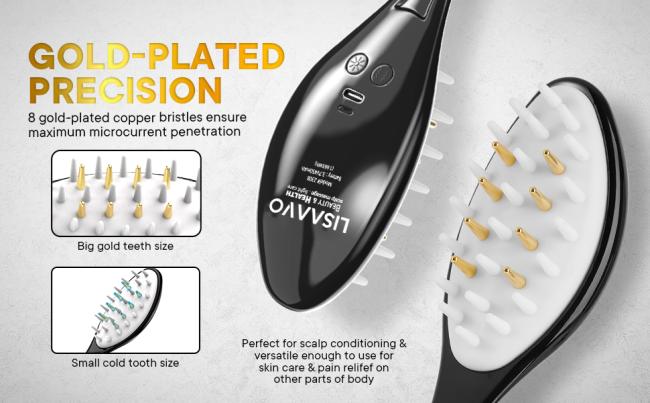 Side view of Hair Brush