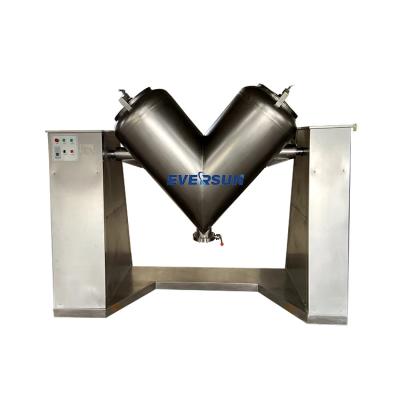 China Máquina de mezcla de polvo seco en forma de V de alto rendimiento Mezcladora de tipo V para mezclas alimenticias en venta