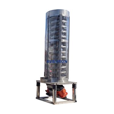 China Enclosed Spiral Lifter Vertical Conveyor Spiral Elevator For Powder Granules for sale