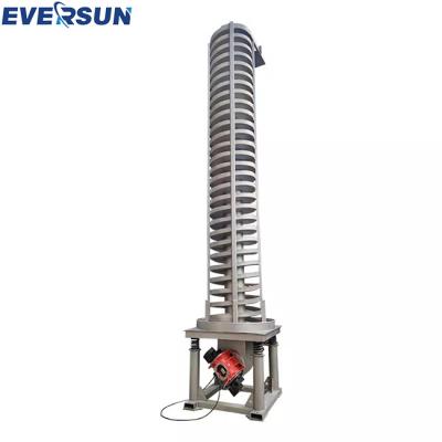 China Feed Grain Stainless Steel Vertical Vibration Cooling Screw Elevator Non-standard for sale