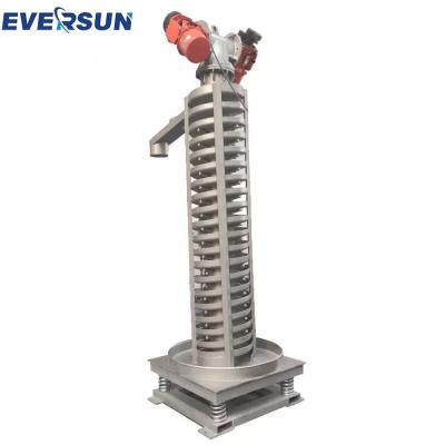 China High-Efficiency 2-8m Vertical Vibration Screw Elevator Feeder For Fertilizers Sand for sale