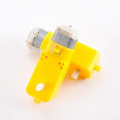 China Intelligent Plastic Micro DC Gear Motor F130 3V 6V Electric TT DC Gearbox Motor for sale