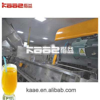 China 200T/Día NFC línea de procesamiento de jugo de maquinaria de jugo de naranja máquina expendedora 100kw en venta