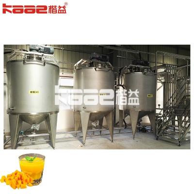 China Customized Complete Mango Juice Processing Machine Automatic for sale