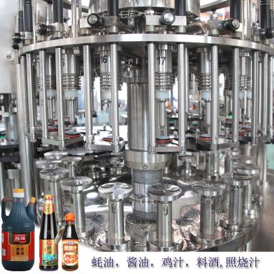 China Automatic SUS304 18000BPH Fish Sauce Filler bottle filling capping machine sauce packing machine for sale