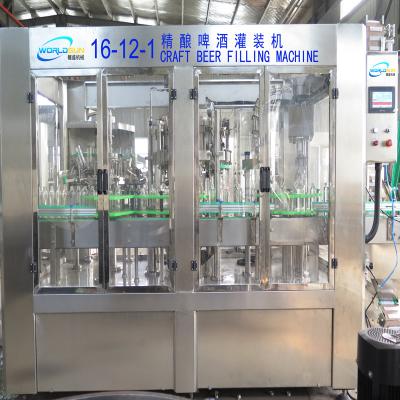 China CE Certification 3-In-1 full automatic 355ml Ginger Beer Filling Machine for sale