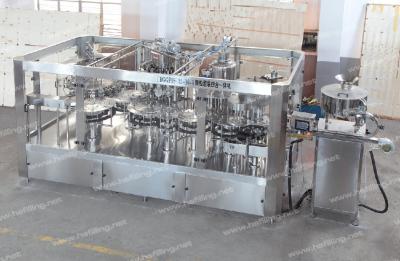 China Fruit Pulp Bottle Capping Beverage Filling Machine 20000BPH 10kw for sale