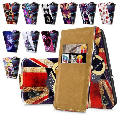 China Xperia Z2  Sony Phone Cases flip phone back case with Different Printed Pictures for sale