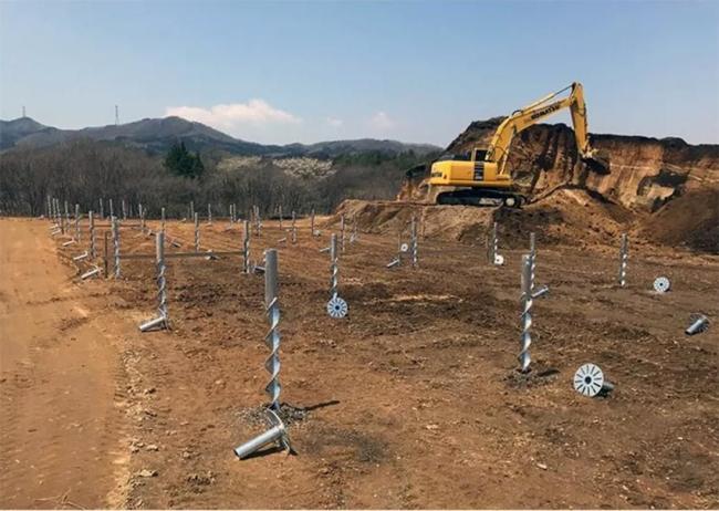 Foundation Repairs Commercial New Construction Screw Ground Pile Helical Anchors