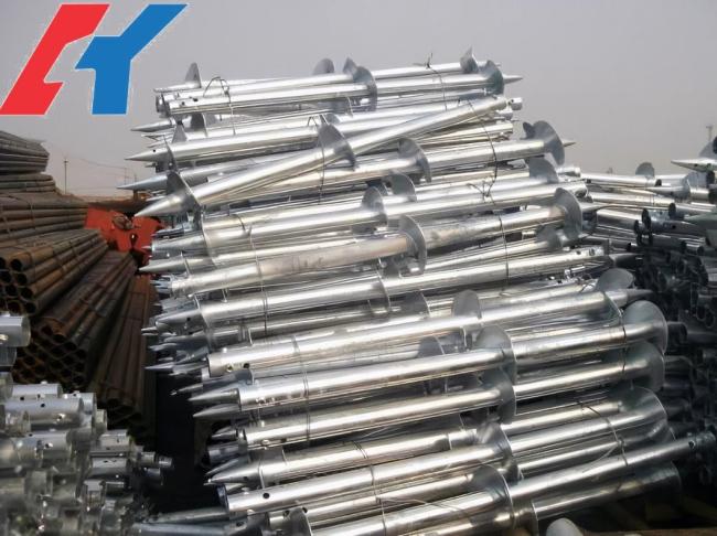Foundation Repairs Commercial New Construction Screw Ground Pile Helical Anchors
