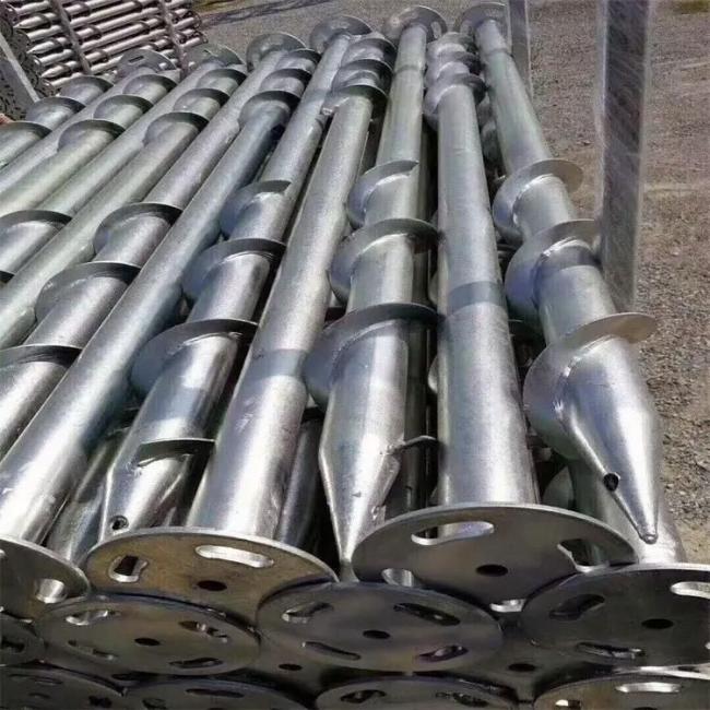 Hot DIP Galvanized Helical Anchors Piles Screw Piles