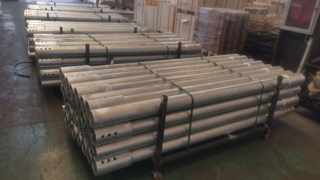Photovoltaic Spiral Plie Galvanised Ground Screw Anchor with Flange
