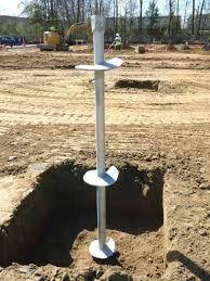 Wound Blades Spiral Ground Pile for Puilding Foundation