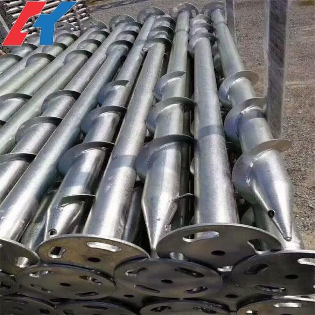 Galvanized Anchor Spiral Pile for Solar Photovoltaic Power Generation