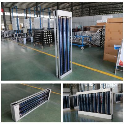 China Energy Saving 137*850*7pcs Borosilicate Glass 3.3 Vacuum Tube Tankless Solar Water Heater for sale