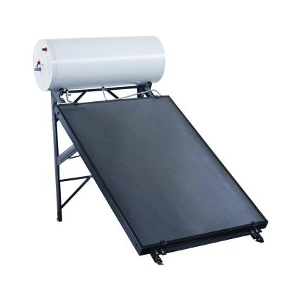 China 135L Rooftop Flat Plate Solar Water Heater High Efficiency Indirect System Integrated for sale