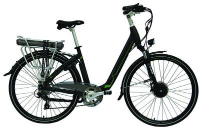 China 25-32KM/H Electric City Bicycle , Shimano Derailleur system Urban E Bikes for sale