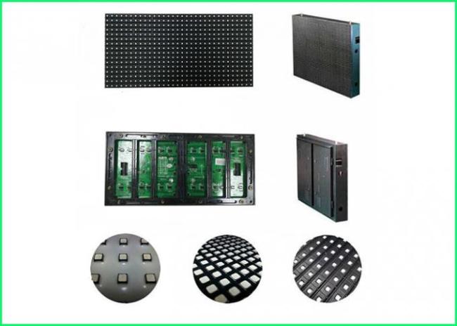 Big P10 LED Advertising Displays LED Video Screen High Brightness 7500cd/m2