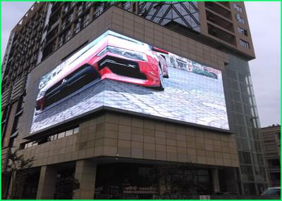 China Brillo llevado al aire libre ligero estupendo de la pared video de las fachadas IP65 alto para el centro comercial en venta