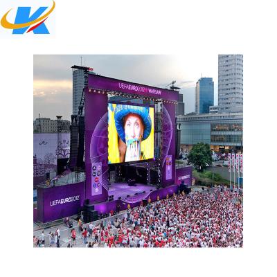 China Gabinete de aluminio llevado alquiler al aire libre a todo color del perfil de la echada del pixel de la pantalla 4m m de SMD en venta