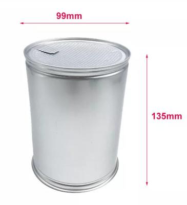 China CMYK Printing Infant Milk Powder Can With Easy Open Lid Round Pumpkin Container for sale