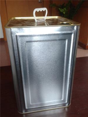 China 3.96gallon 15L Empty tin box packaging Tin Container Empty Square Metal Cans Wholesale 5 gallon Tinplate bucket for sale