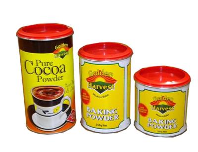 China 0.68L Screwed Coffee Tin Cans 4 Color Empty Coffee Tins for sale