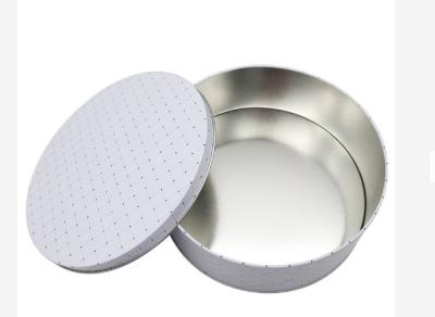 China CMYK 10 Inch Round Cookie Tin 0.25mm Round Cookie Tins With Lids for sale