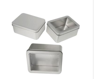 China 0.25mm Tea Tin Boxes 4 Color ISO9001 Double Lid Tea Tin for sale
