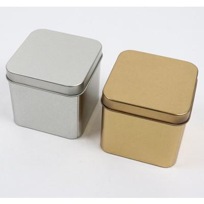 China Eco Friendly Square Gift Tin Box Packaging For Cake for sale