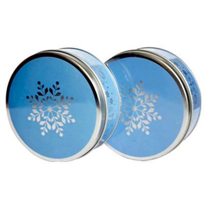 China 0.3.5mm Thickness Small Tin Containers Metal Cosmetic Cream Can With  Lid for sale