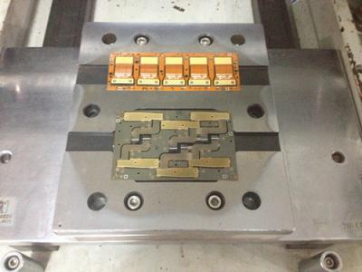 China Depaneling PCB Punching Mold Tool , FPC flex board Punching Machine for sale