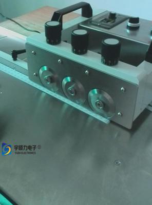 China LED Multiple Cutting Blades Machine 1.2m Aluminum Cutting Length PCB Lead Cutting Machine for sale