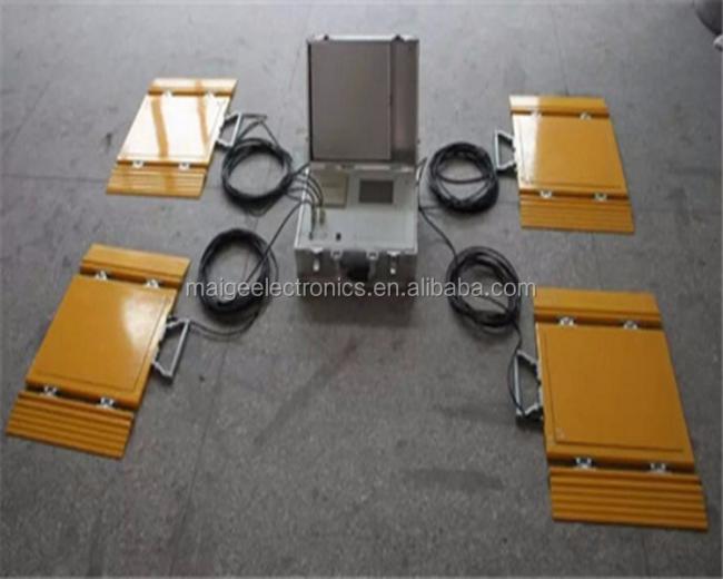 Dynamic Portable Moveable Truck Wheels Axle Load Scale Truck Weighing Scale for Sale