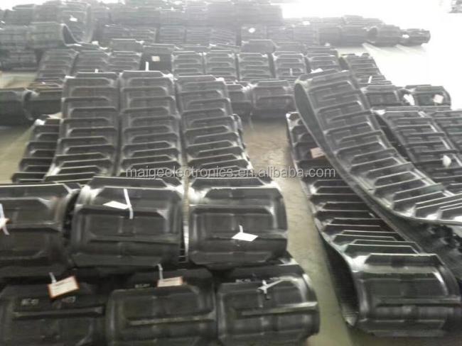 Excavator Parts Rubber Track Pad All Size Track For Caterpillar SK210 800mm 700mm 600mm 500mm 450mm 400mm Large Rubber Track