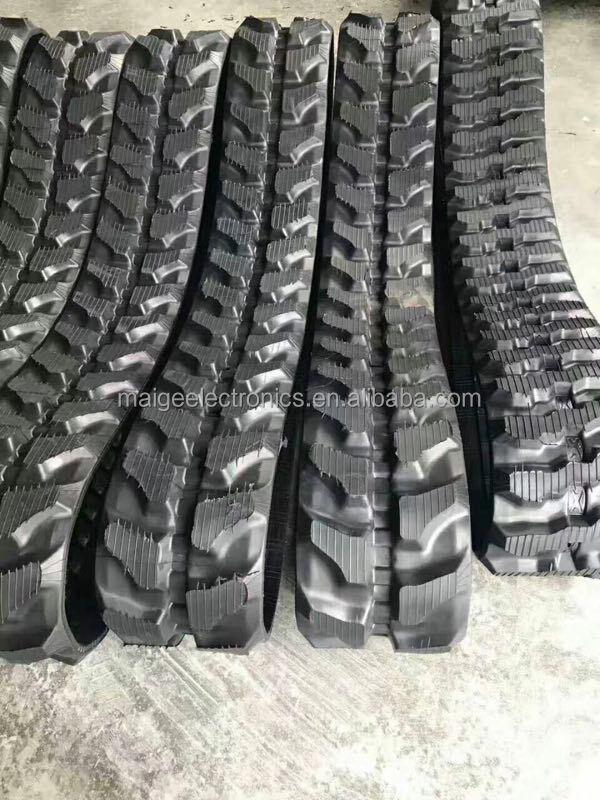 Excavator Parts Rubber Track Pad All Size Track For Caterpillar SK210 800mm 700mm 600mm 500mm 450mm 400mm Large Rubber Track