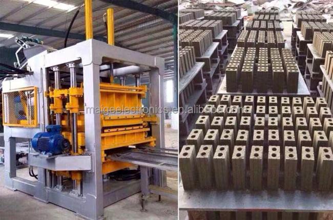 QT6-15 Strong Concrete Brick Block Making Machine Machinery Moulding Machine