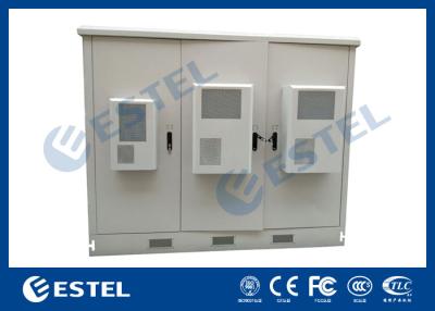 China Outdoor Telecom Assembled Base Station Cabinet Hot Dip Galvanized Steel Material for sale