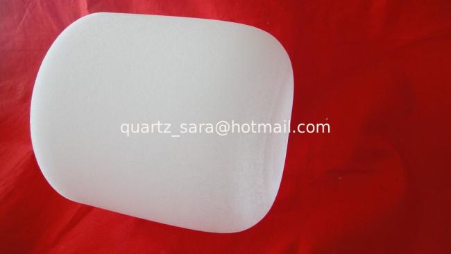 Fused white quartz crucible high tempreture resistant