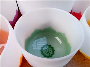 Chakra Lotus Quartz Crystal Singing Bowls Full Sets Wholesale Price 6