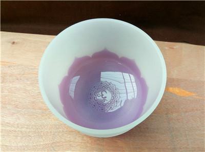 Chakra Lotus Quartz Crystal Singing Bowls Full Sets Wholesale Price 7