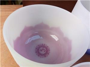 Chakra Lotus Quartz Crystal Singing Bowls Full Sets Wholesale Price 5